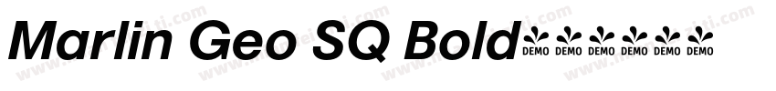 Marlin Geo SQ Bold字体转换